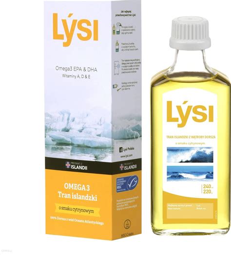 LYSI Tran cytrynowy 240ml - Opinie i ceny na Ceneo.pl