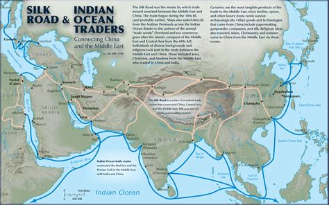 How were the Indian Ocean routes and Silk routes similar? How were they different? - eNotes.com