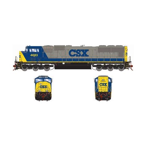 Athearn Genesis ATHG71115 HO EMD SD70M, Standard DC, CSX YN2 #4683