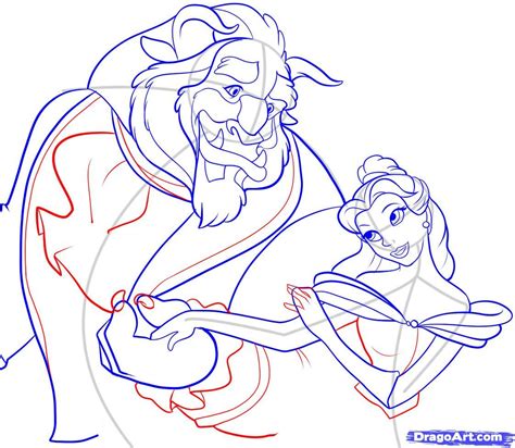 Beauty And The Beast Drawing Easy - Drawing.rjuuc.edu.np