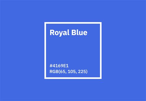 Royal Blue Color - Hex, RGB, CMYK, Pantone | Color Codes - U.S. Brand Colors