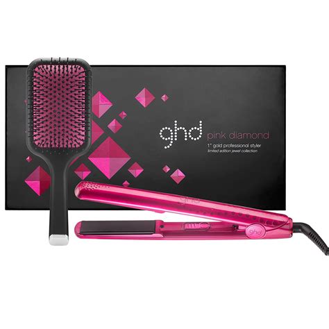 Jewel Collection 1" Gold Professional Styler in Pink Diamond - ghd ...