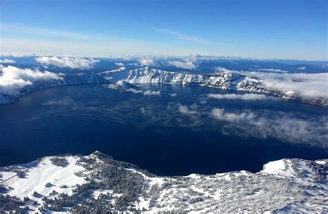 Crater Lake Winter Snow - Free photo on Pixabay - Pixabay