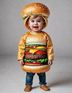 Toddler Burger Costume Face Swap ID:1484942