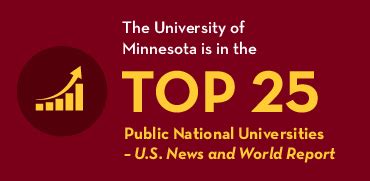 U.S. News and World Report Rankings Released | University of Minnesota ...