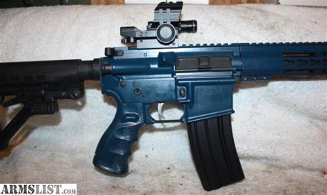 ARMSLIST - For Sale: AR-15 458 Socom Rifle, Blue and Black Cerakote, 16" Barrel, 15" Key Mod ...