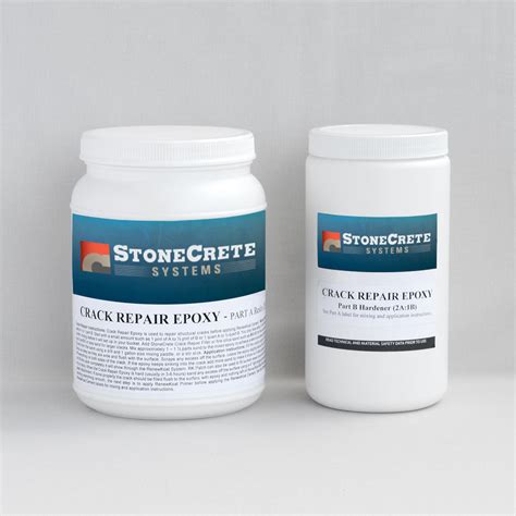 Crack Repair Epoxy - Part A and B - StoneCrete Systems