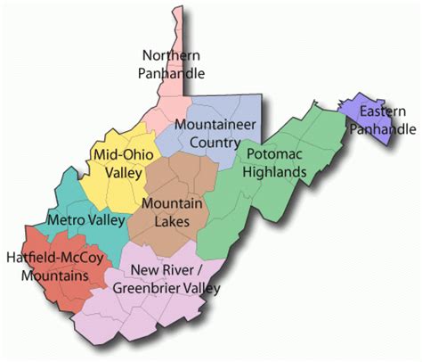 Map Of State Parks In West Virginia | Virginia Map