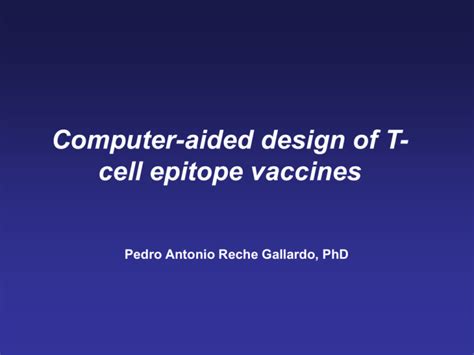 T cell epitope predictions