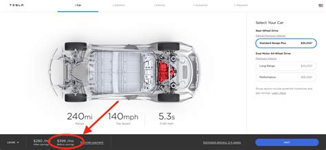 Tesla slashes Model 3 monthly lease payment to $399, but increase cash ...