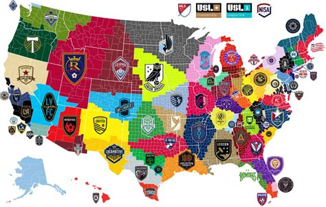 Usl Championship Map Teams Logos Sport League Maps Or - vrogue.co