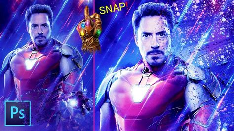 How to make Thanos snap Effect in PHOTOSHOP Dispersion effect - YouTube