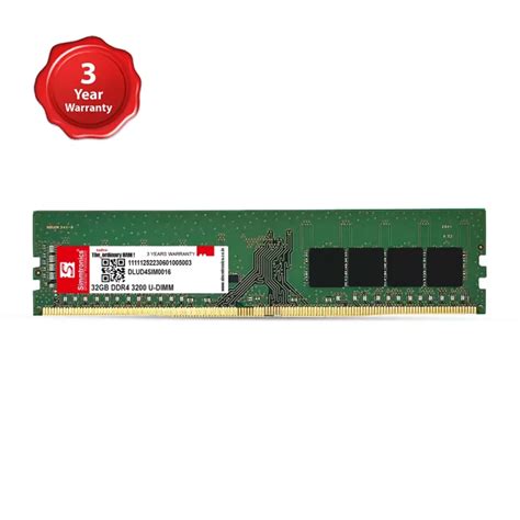 32GB DDR4 DESKTOP RAM 3200MHz - Simmtronics