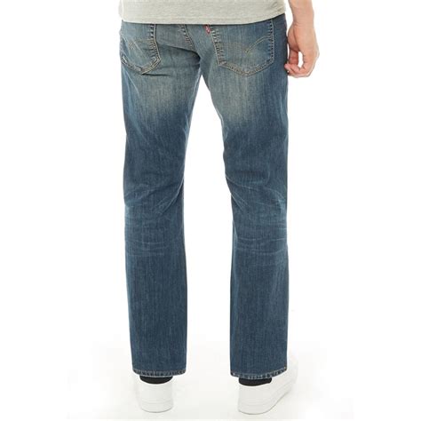 Buy Levi's Mens 527 Slim Bootcut Jeans Mostly Mid Blue