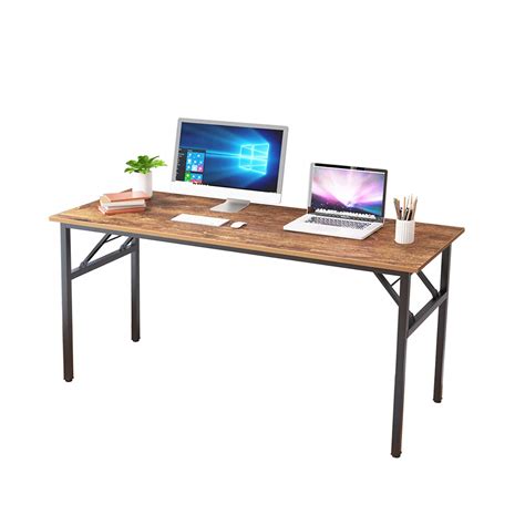 Buy DlandHome Folding Table Computer Desk Workstation Table Conference Table Home Office Desk ...