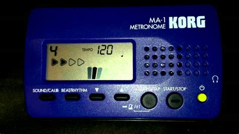 120 bpm metronome - YouTube