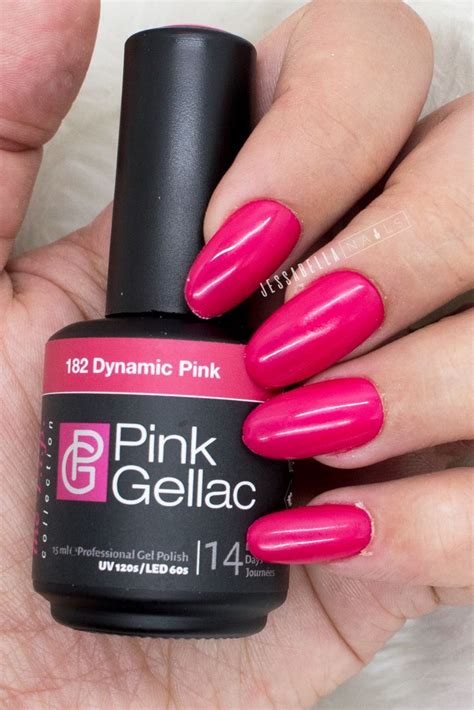 Pink Gellac gel polish review/swatches #gelpolish #pinkmanicure #pinkgelnails #pinknails # ...