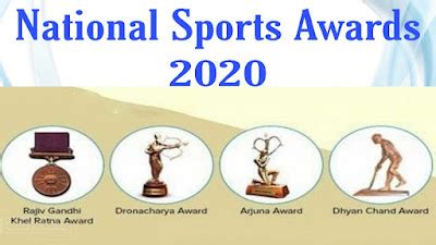 National Sports Awards 2020 announced