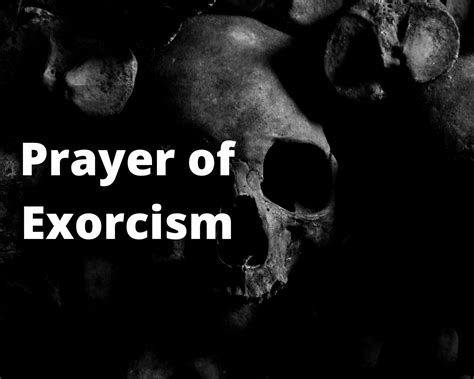 Prayer of Exorcism – House of Christianity