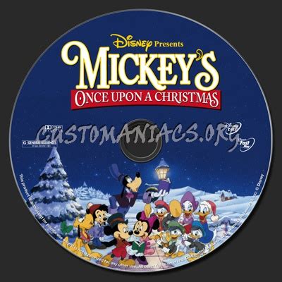 Mickey's Once Upon A Christmas dvd label - DVD Covers & Labels by ...