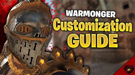 MY Warmonger customization 2022 | For honor - YouTube