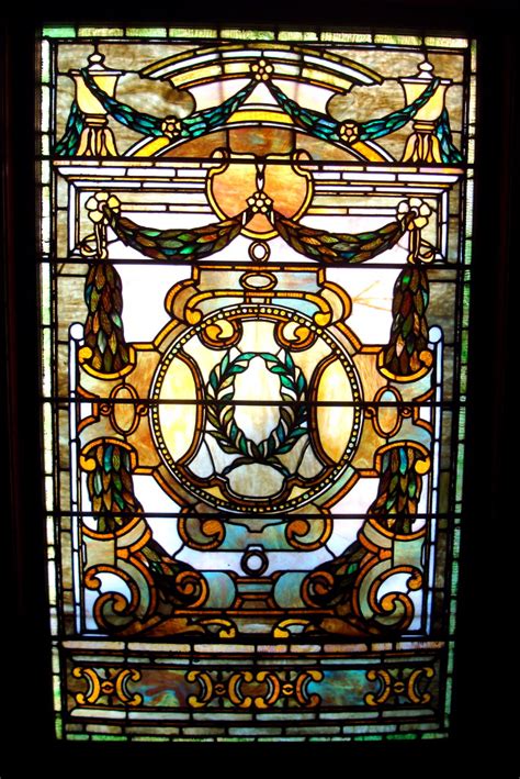 Tiffany glass window | at The Whitney | BB and HH | Flickr