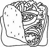Mexican Food Coloring Pages  Best For Kids sketch template