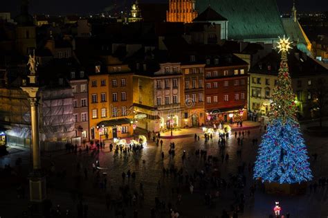 Warsaw, Poland - December 27, 2023: Christmas Illuminations of the ...