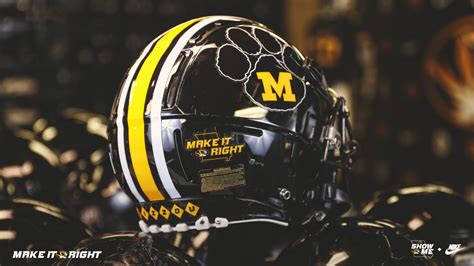 WATCH: Missouri officially reveals new design for football helmets ...