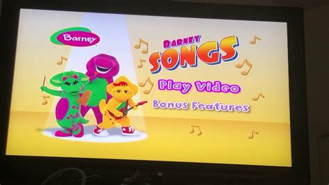 Barney Songs 2006 DVD Menu Walkthrough - YouTube