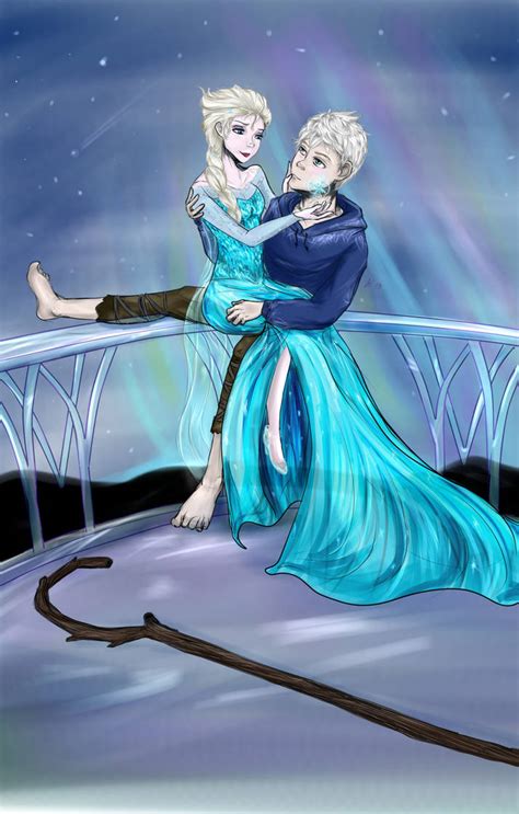 Jack Frost x Elsa by melantha2 on DeviantArt