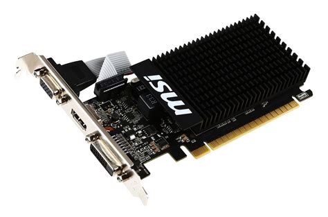 [REFURBISHED] MSI GeForce GT 710 1GD3H LP Graphics Card, Fanless, Low ...