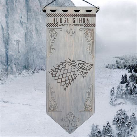 Game Of Thrones House Stark Banner