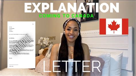 Journey to Canada from Jamaica| Explanation Letter to the Canadian ...