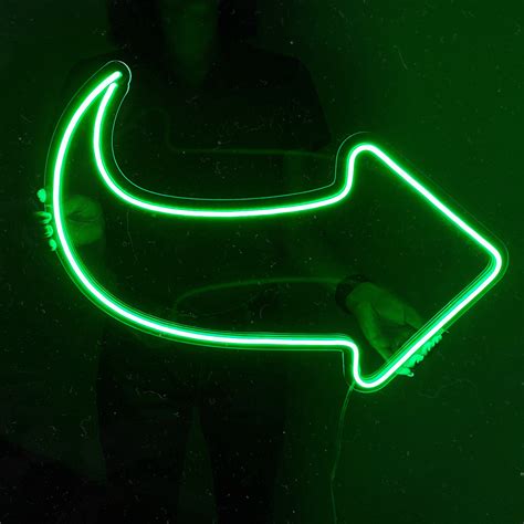 Direction Arrow LED Neon Sign Navigation Arrow Wall Decor for - Etsy UK