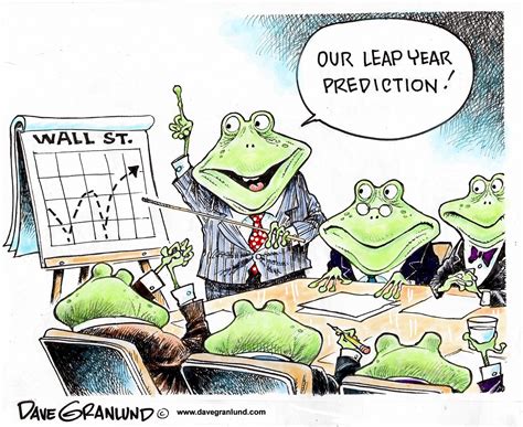 Granlund cartoon: Leap Year and Wall Street | Leap year, Cartoon, Geneseo