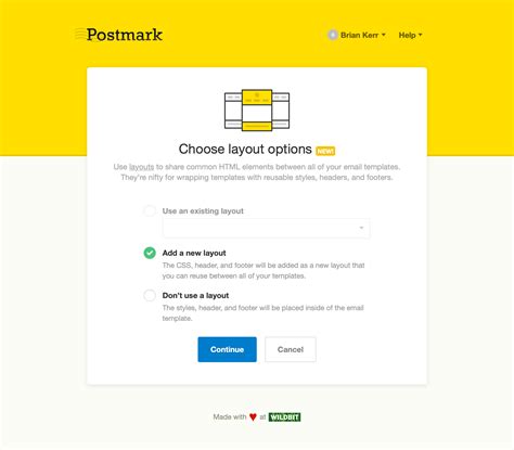 Using a Postmark Starter Template | Postmark Support Center