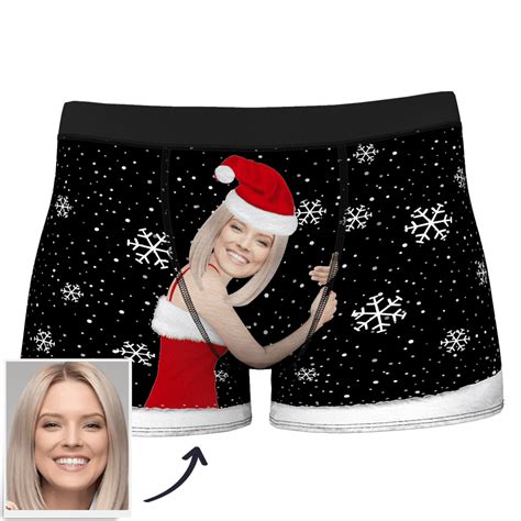 Men's Christmas Face on Body Boxers Christmas Gift BX1310 | Face Boxer ...