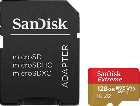 Best SanDisk 128GB Extreme microSDXC UHS I Memory Card with Adapter 2020