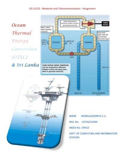 Ocean Thermal Energy Conversion - Christiealwis.com