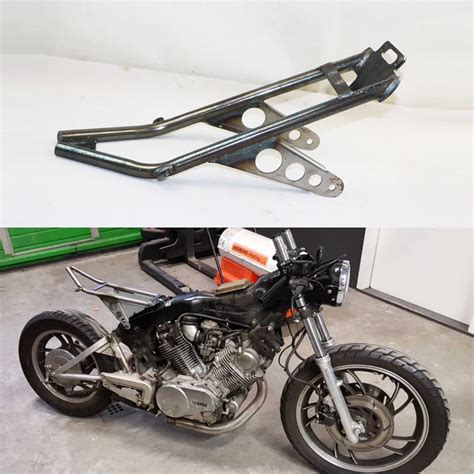 Modified Cafe Racer Iron Seat SUBFRAME For YAMAHA XV 750 SE and XV 920 CAFE RACER SUBFRAME on ...