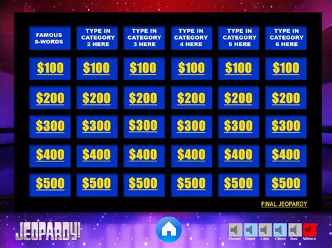 Download THE BEST FREE Jeopardy Powerpoint Template - How to make and ed... | Jeopardy ...