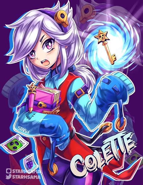 Colette Brawl Stars FanArt | Милые рисунки, Иллюстрации лисы, Иллюстрации