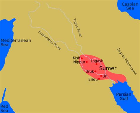 Tigris And Euphrates Rivers Ancient Mesopotamia