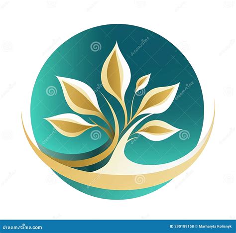 Logo Design Expressing the Concept of Nature Conservation 6 Stock Illustration - Illustration of ...