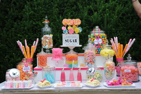 16 best images about Luau Party Tropical Candy Bar Buffet Hawaiian on Pinterest