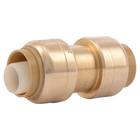 SharkBite U008LFA 1/2-Inch Straight Coupling, Plumbing Fittings for Residential and Commercial ...