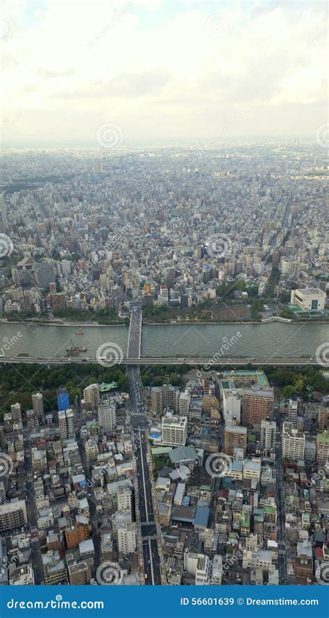 View of Tokyo stock image. Image of city, japan, clouds - 56601639