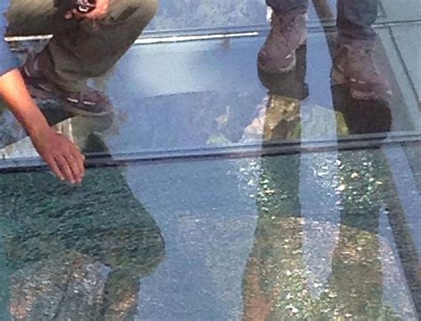 Uh-Oh: Glass-Bottom Bridge in China Cracks