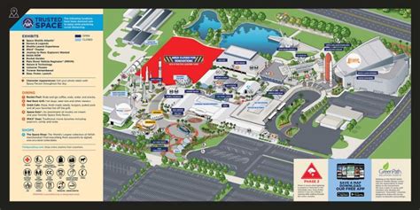 Kennedy Space Center Visitor Complex Maps | Map, Kennedy space center, Space center